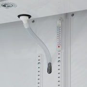 True GDM-49-HC~TSL01 54 1/8" GDM Series Two Section Glass Door Merchandiser - (2) Left/Right Hinge Doors, 115v, White