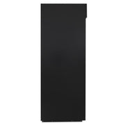 True GDM-69-HC-LD 78 1/8" GDM Series Three Section Glass Door Merchandiser - (3) Sliding Doors, Black, 115v
