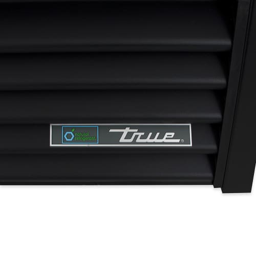 True GDM-69-HC-LD 78 1/8" GDM Series Three Section Glass Door Merchandiser - (3) Sliding Doors, Black, 115v
