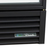 True GDM-72-HC~TSL01 78 1/8" GDM Series Three Section Glass Door Merchandiser - (3) Left/Right Hinge Doors, Black, 115v