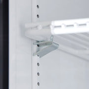 True GDM-72-HC~TSL01 78 1/8" GDM Series Three Section Glass Door Merchandiser - (3) Left/Right Hinge Doors, Black, 115v