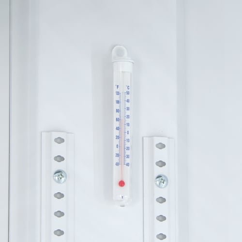 True GDM-72-HC~TSL01 78 1/8" GDM Series Three Section Glass Door Merchandiser - (3) Left/Right Hinge Doors, Black, 115v