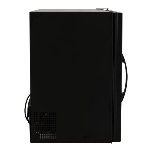 True GDM-07-HC~TSL01 24" Countertop Display Refrigerator w/ Front Access - Swing Door, Black, 115v
