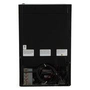 True GDM-07-HC~TSL01 24" Countertop Display Refrigerator w/ Front Access - Swing Door, Black, 115v