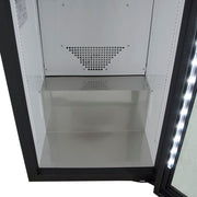 True GDM-07-HC~TSL01 24" Countertop Display Refrigerator w/ Front Access - Swing Door, Black, 115v