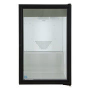 True GDM-07F-HC~TSL01 24 1/8" One Section Display Freezer w/ Swing Door - Rear Mount Compressor, Black, 115v