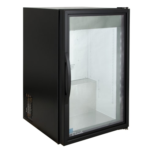 True GDM-07F-HC~TSL01 24 1/8" One Section Display Freezer w/ Swing Door - Rear Mount Compressor, Black, 115v