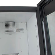 True GDM-07F-HC~TSL01 24 1/8" One Section Display Freezer w/ Swing Door - Rear Mount Compressor, Black, 115v