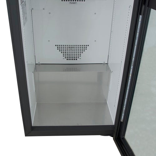 True GDM-07F-HC~TSL01 24 1/8" One Section Display Freezer w/ Swing Door - Rear Mount Compressor, Black, 115v