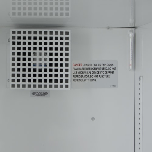 True GDM-07F-HC~TSL01 24 1/8" One Section Display Freezer w/ Swing Door - Rear Mount Compressor, Black, 115v