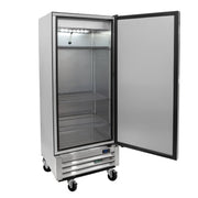 True T-12-HC 25" One Section Reach In Refrigerator, (1) Right Hinge Solid Door, 115v