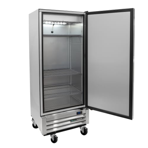 True T-12-HC 25" One Section Reach In Refrigerator, (1) Right Hinge Solid Door, 115v