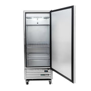 True T-12-HC 25" One Section Reach In Refrigerator, (1) Right Hinge Solid Door, 115v