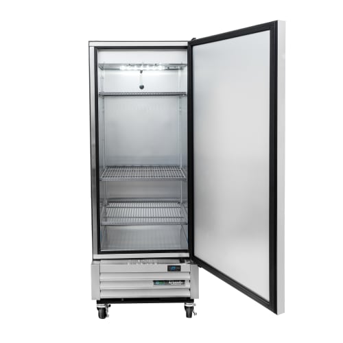 True T-12-HC 25" One Section Reach In Refrigerator, (1) Right Hinge Solid Door, 115v