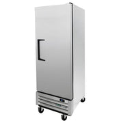 True T-12-HC 25" One Section Reach In Refrigerator, (1) Right Hinge Solid Door, 115v