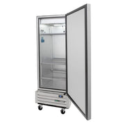 True T-12-HC 25" One Section Reach In Refrigerator, (1) Right Hinge Solid Door, 115v