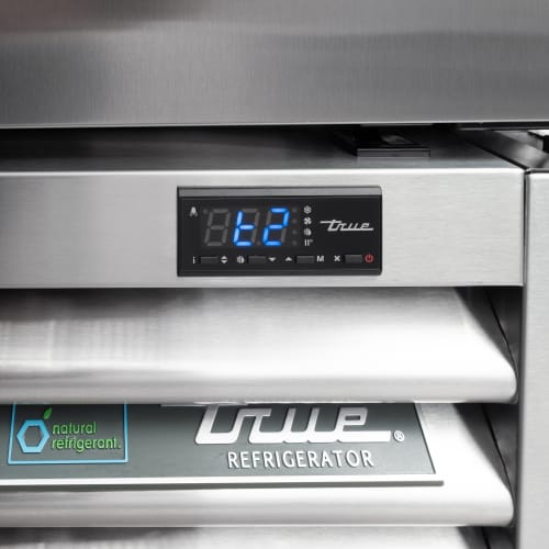True T-12-HC 25" One Section Reach In Refrigerator, (1) Right Hinge Solid Door, 115v