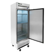 True T-19-HC 27" One Section Reach In Refrigerator, (1) Right Hinge Solid Door, 115v
