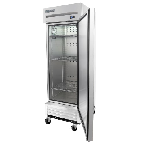 True T-19-HC 27" One Section Reach In Refrigerator, (1) Right Hinge Solid Door, 115v