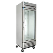 True T-19G-HC~FGD01 27" One Section Reach In Refrigerator, (1) Right Hinge Glass Door, 115v