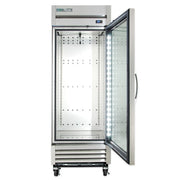 True T-19G-HC~FGD01 27" One Section Reach In Refrigerator, (1) Right Hinge Glass Door, 115v