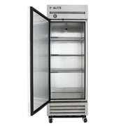 True T-19-HC 27" One Section Reach In Refrigerator, (1) Left Hinge Solid Door, 115v