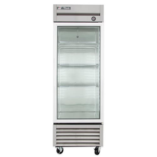 True T-23G-HC~FGD01 27" One Section Reach In Refrigerator, (1) Right Hinge Glass Door, 115v