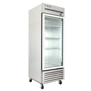 True T-23G-HC~FGD01 27" One Section Reach In Refrigerator, (1) Right Hinge Glass Door, 115v