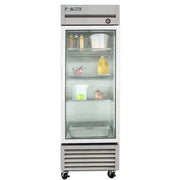 True T-23G-HC~FGD01 27" One Section Reach In Refrigerator, (1) Right Hinge Glass Door, 115v