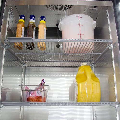 True T-23G-HC~FGD01 27" One Section Reach In Refrigerator, (1) Right Hinge Glass Door, 115v