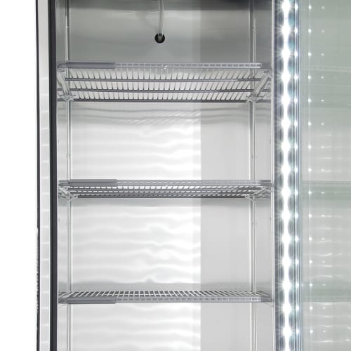 True T-23G-HC~FGD01 27" One Section Reach In Refrigerator, (1) Right Hinge Glass Door, 115v