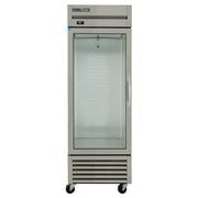 True T-23G-HC~FGD01 27" One Section Reach In Refrigerator, (1) Left Hinge Glass Door, 115v