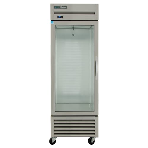 True T-23G-HC~FGD01 27" One Section Reach In Refrigerator, (1) Left Hinge Glass Door, 115v
