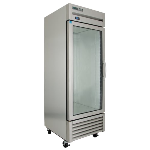 True T-23G-HC~FGD01 27" One Section Reach In Refrigerator, (1) Left Hinge Glass Door, 115v
