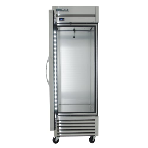 True T-23G-HC~FGD01 27" One Section Reach In Refrigerator, (1) Left Hinge Glass Door, 115v