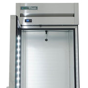 True T-23G-HC~FGD01 27" One Section Reach In Refrigerator, (1) Left Hinge Glass Door, 115v
