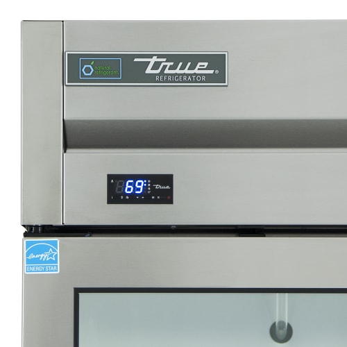 True T-23G-HC~FGD01 27" One Section Reach In Refrigerator, (1) Left Hinge Glass Door, 115v