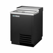 True T-24-GC-HC 1 Section Glass Chiller w/ 90 Mug Capacity, Black, 115v