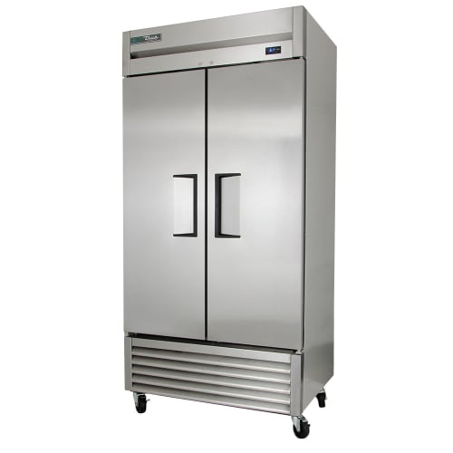 True T-35-HC 39 1/2" Two Section Reach In Refrigerator, (2) Left/Right Hinge Solid Doors, 115v
