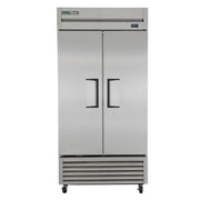True T-35-HC 39 1/2" Two Section Reach In Refrigerator, (2) Left/Right Hinge Solid Doors, 115v