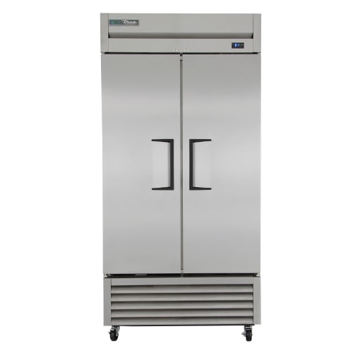 True T-35-HC 39 1/2" Two Section Reach In Refrigerator, (2) Left/Right Hinge Solid Doors, 115v
