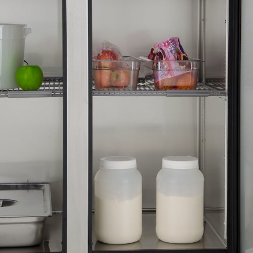 True T-35-HC 39 1/2" Two Section Reach In Refrigerator, (2) Left/Right Hinge Solid Doors, 115v