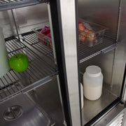 True T-35-HC 39 1/2" Two Section Reach In Refrigerator, (2) Left/Right Hinge Solid Doors, 115v