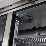 True T-35-HC 39 1/2" Two Section Reach In Refrigerator, (2) Left/Right Hinge Solid Doors, 115v