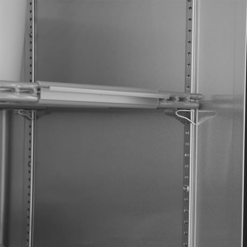 True T-35-HC 39 1/2" Two Section Reach In Refrigerator, (2) Left/Right Hinge Solid Doors, 115v