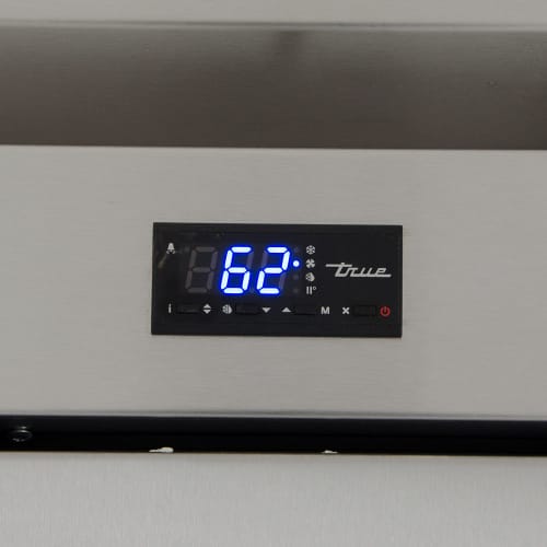 True T-35-HC 39 1/2" Two Section Reach In Refrigerator, (2) Left/Right Hinge Solid Doors, 115v