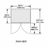 True T-35F-HC 40" T Series Two Section Reach In Freezer, (2) Left/Right Hinge Solid Doors, 115v