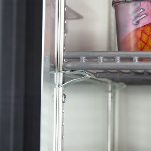 True T-35G-HC~FGD01 39 3/5" Two Section Reach In Refrigerator, (2) Left/Right Hinge Glass Doors, 115v