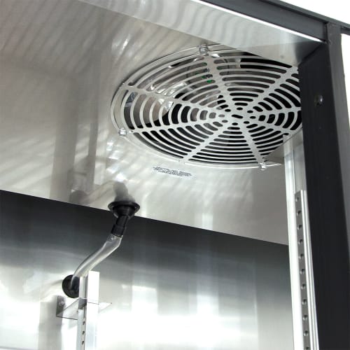 True T-35G-HC~FGD01 39 3/5" Two Section Reach In Refrigerator, (2) Left/Right Hinge Glass Doors, 115v