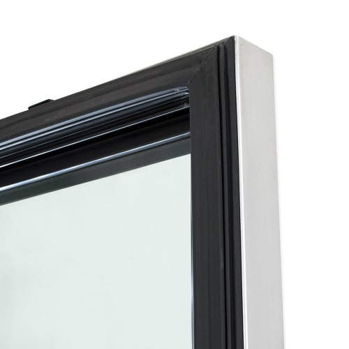 True T-35G-HC~FGD01 39 3/5" Two Section Reach In Refrigerator, (2) Left/Right Hinge Glass Doors, 115v